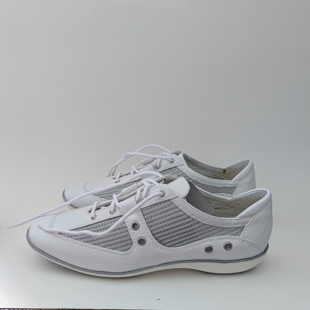 Stuart Weitzman White Gray Sneakers